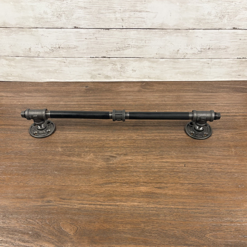 Black Iron Pipe Bathroom Hardware Set – 5 Piece