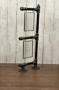 Black Iron Pipe Double Picture Frame