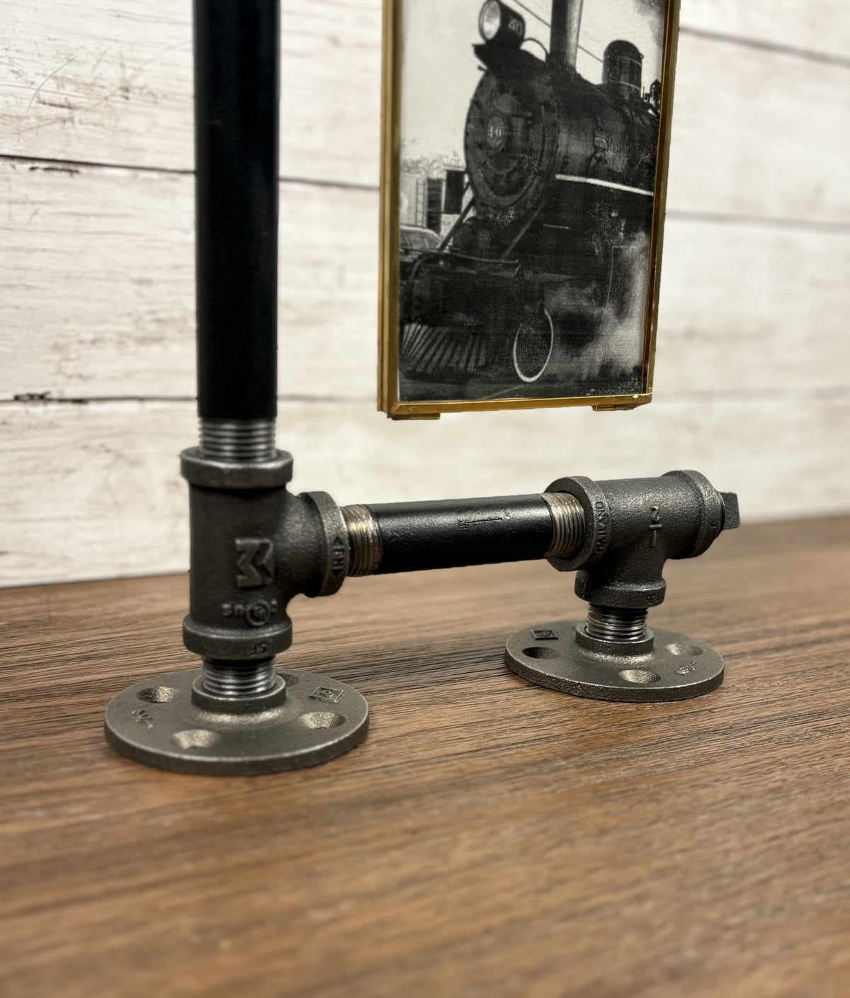 Black Iron Pipe 4x6 Picture Frame