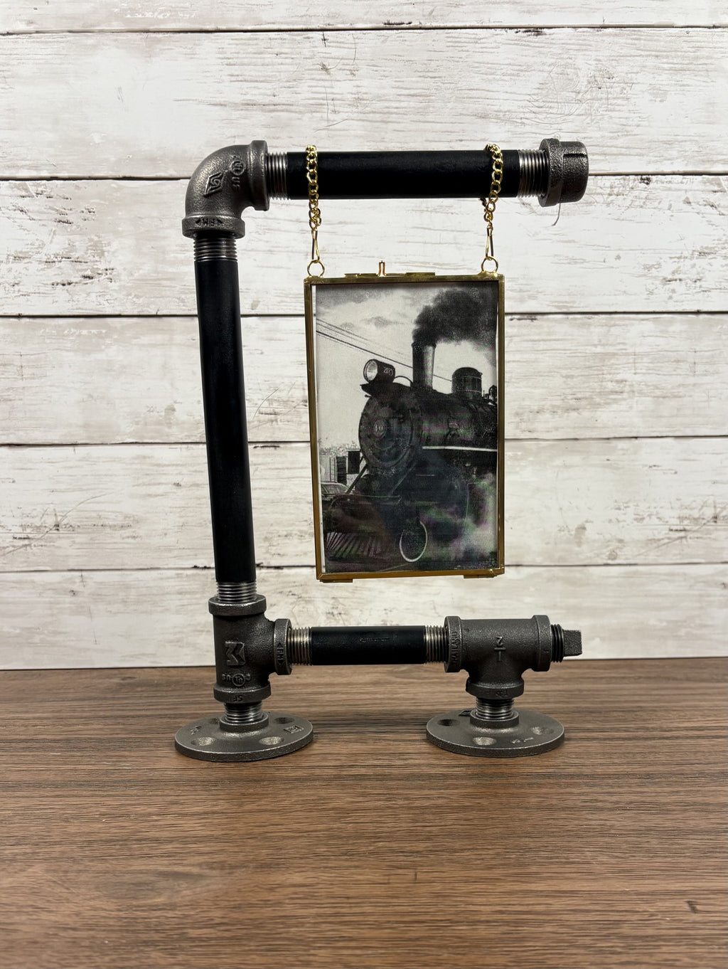 Black Iron Pipe 4x6 Picture Frame