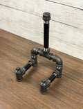 Industrial Black Pipe Picture Frame Holder